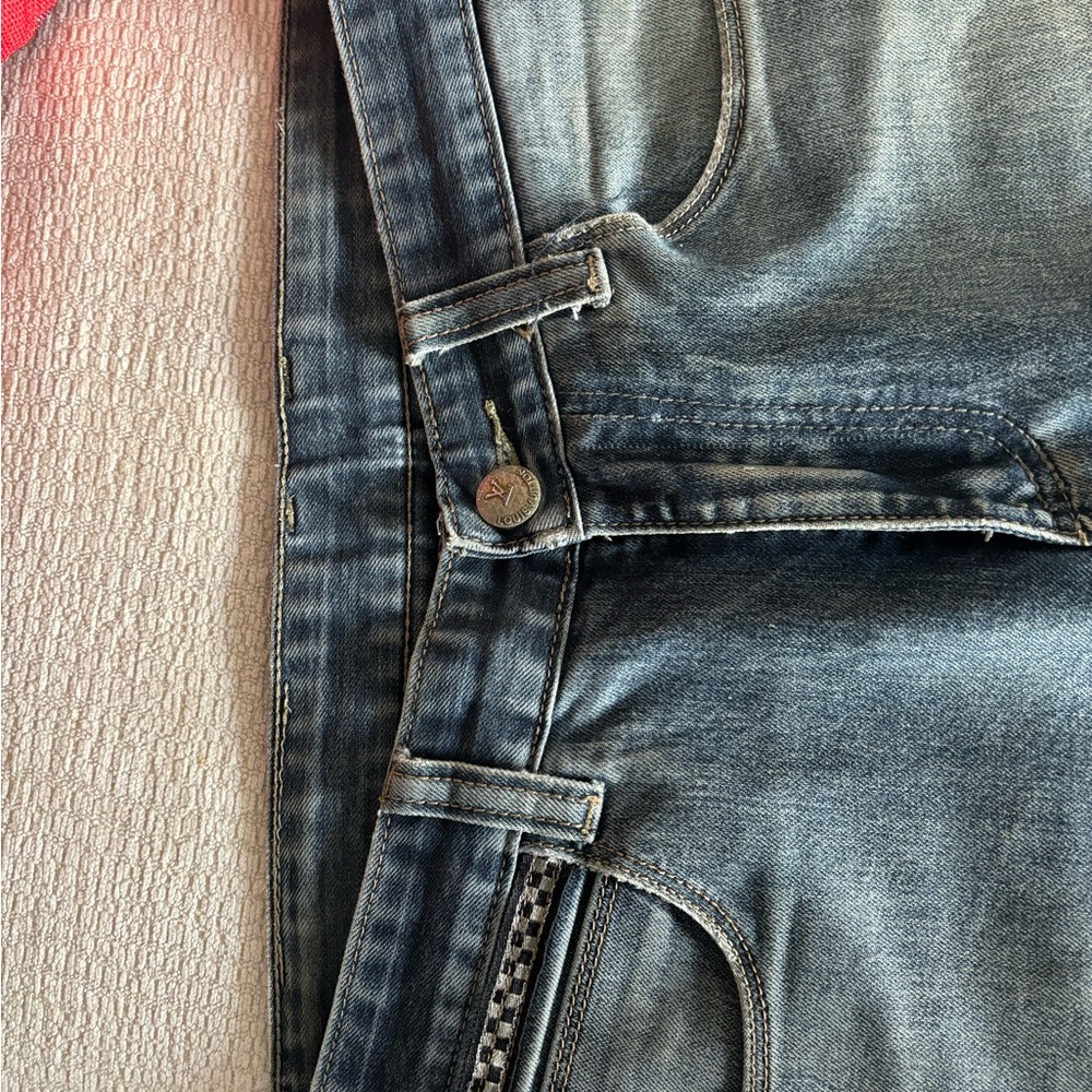 Louis Vuitton Faded Blue Skinny Jeans